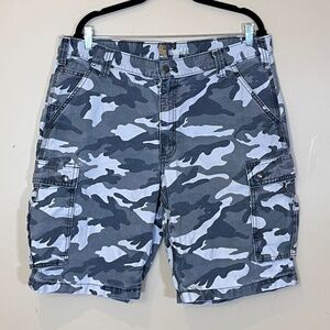 Carhartt Camo Relaxed Fit Cargo Short - Men's Size 38 - Green